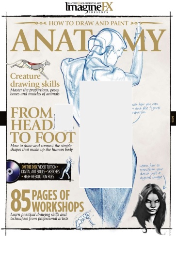 کتاب  How to Draw and Paint Anatomy From head to foot (چگونه آناتومی را طراحی و نقاشی کنیم) نسخه انگلیسی PDF3dtotal Publishing (انتشارات تری‌دی‌توتال)